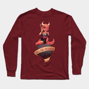 Roll For Cuteness - Kobold Long Sleeve T-Shirt